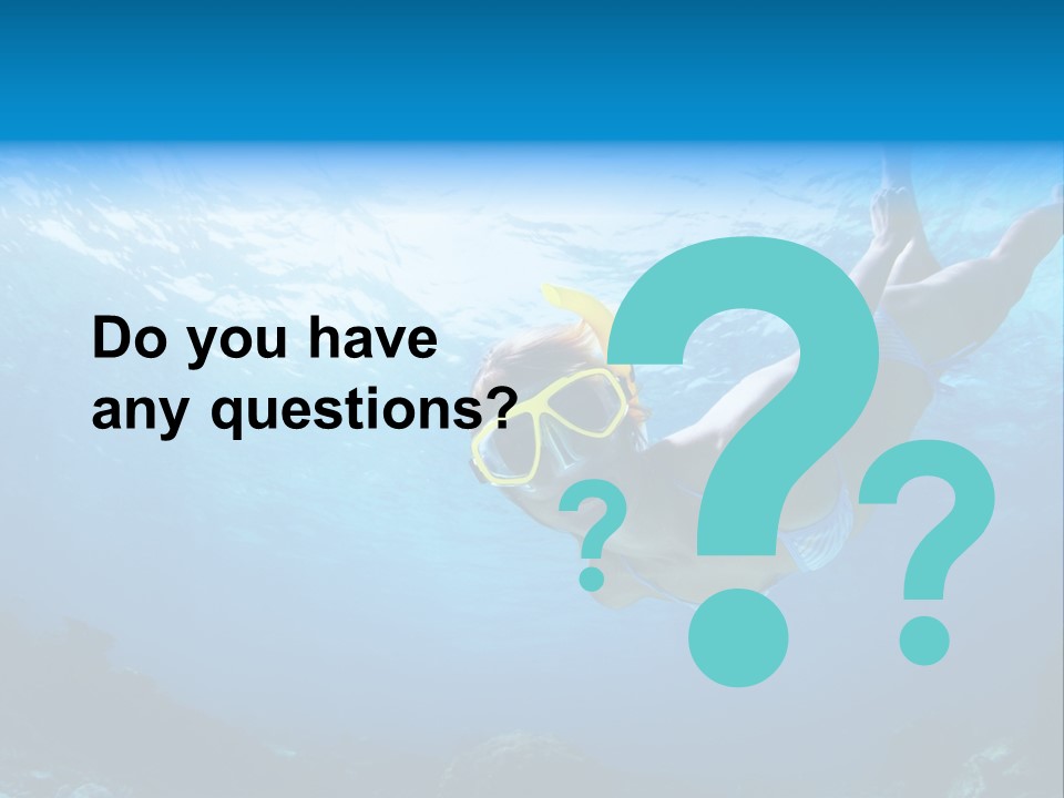 Outdoor Female Wet PowerPoint Template