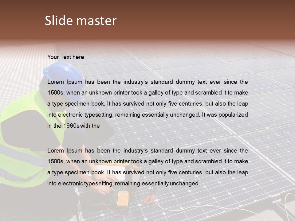 Dynamism Sun Energy Industrial PowerPoint Template