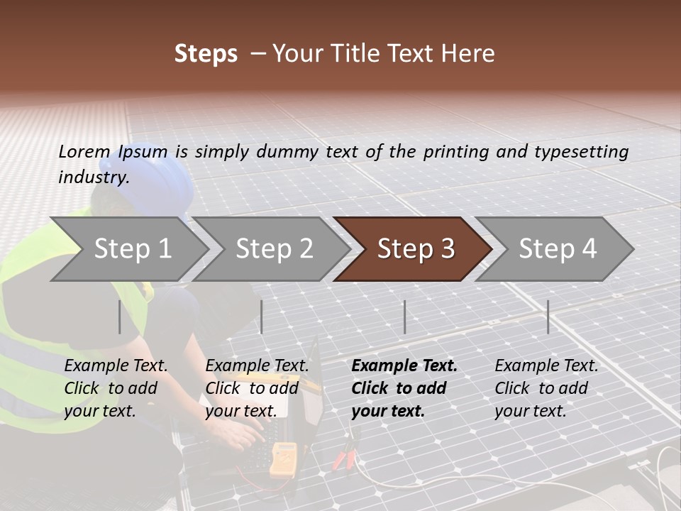 Dynamism Sun Energy Industrial PowerPoint Template