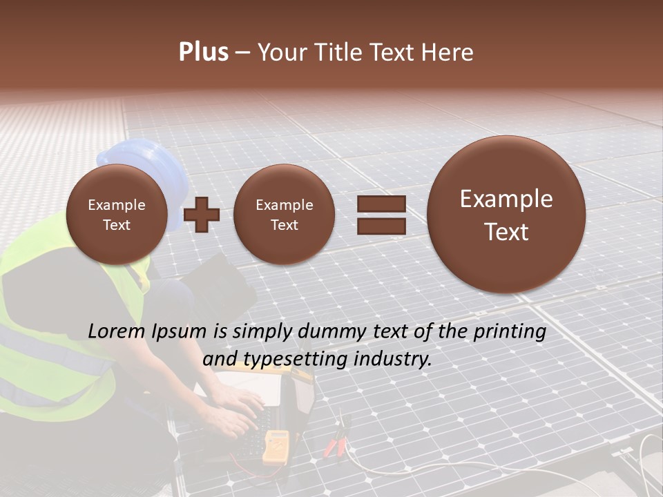 Dynamism Sun Energy Industrial PowerPoint Template