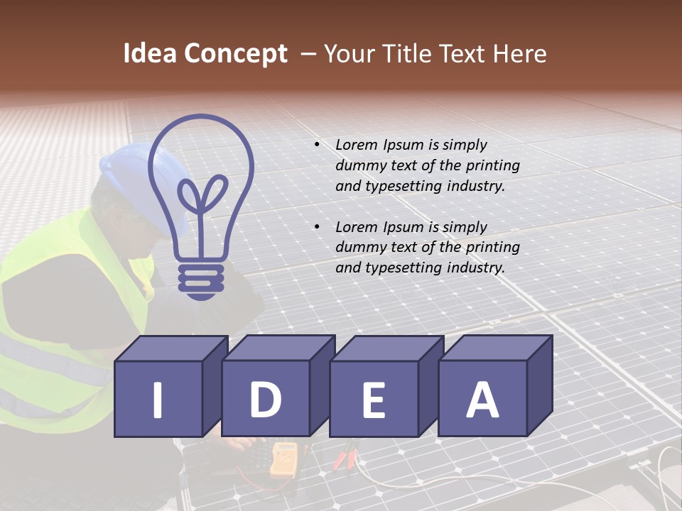 Dynamism Sun Energy Industrial PowerPoint Template
