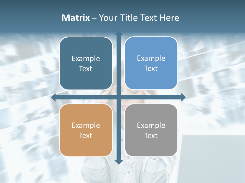Bank People Information PowerPoint Template