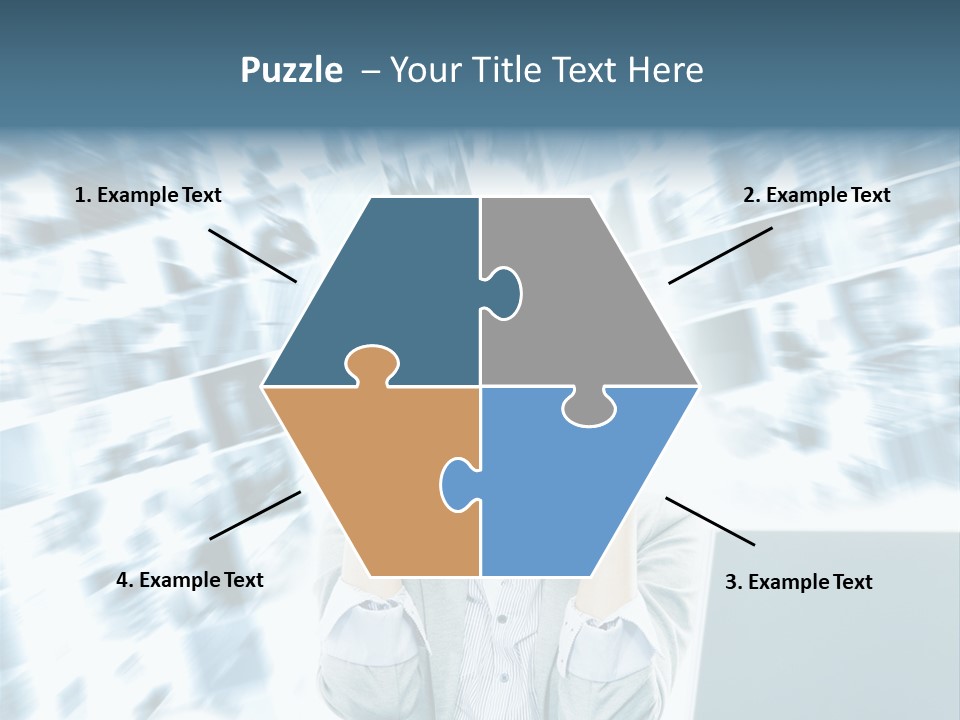 Bank People Information PowerPoint Template