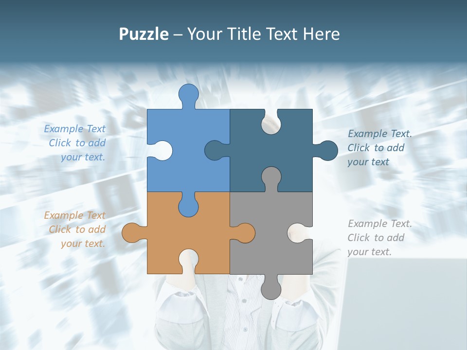 Bank People Information PowerPoint Template