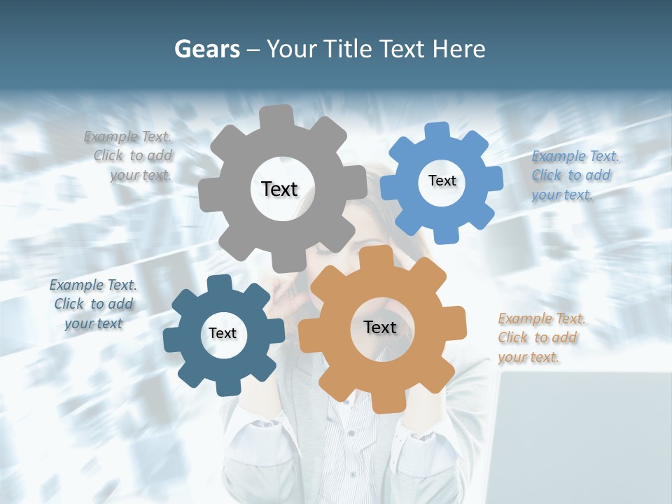 Bank People Information PowerPoint Template