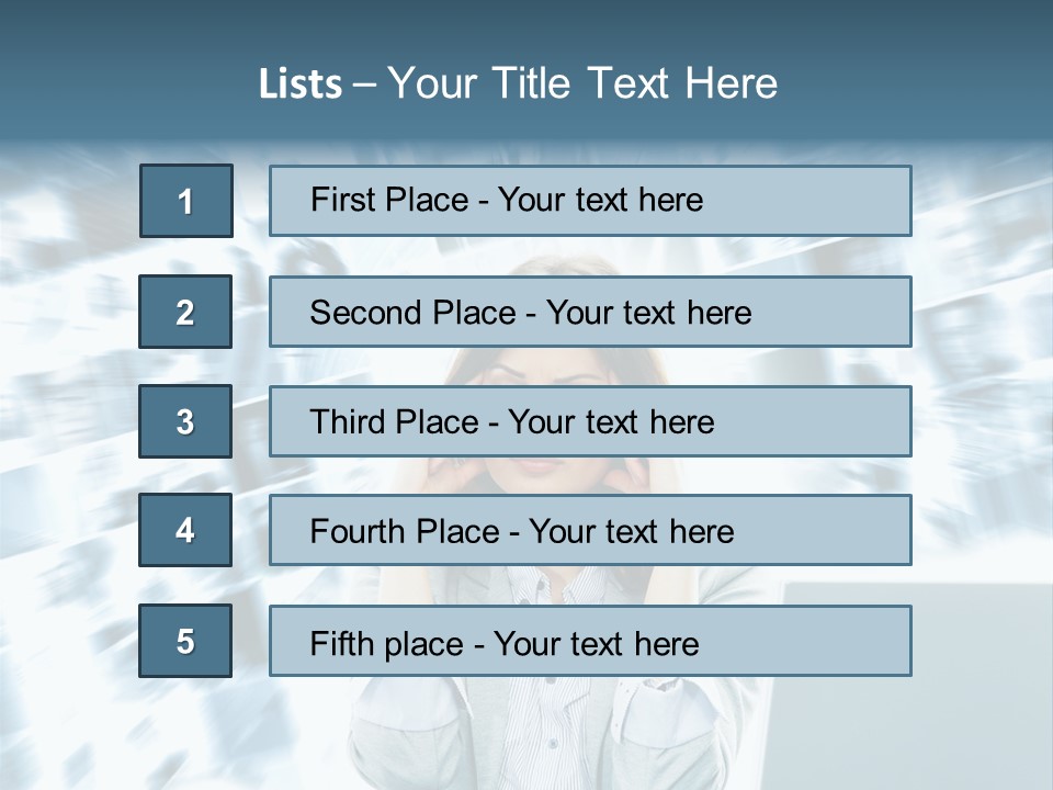 Bank People Information PowerPoint Template