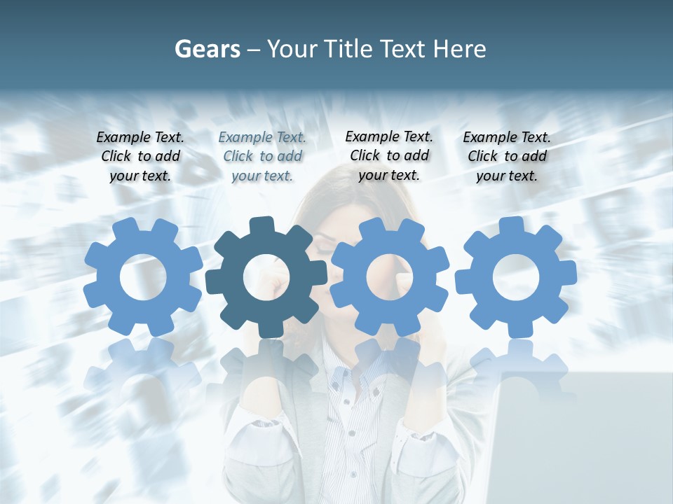 Bank People Information PowerPoint Template