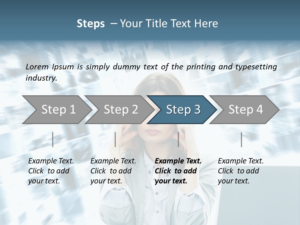 Bank People Information PowerPoint Template