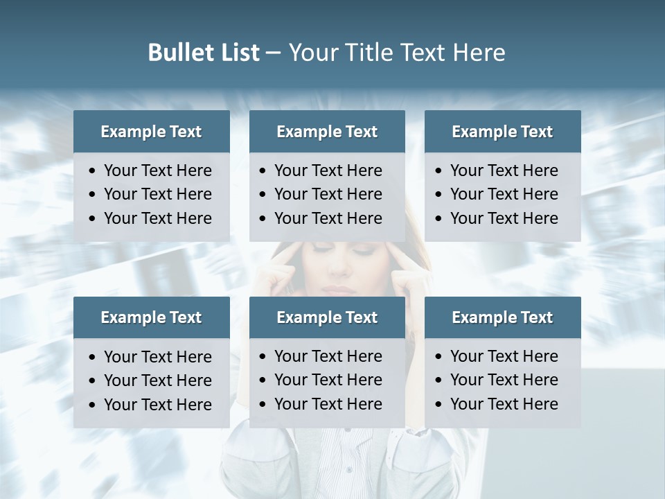Bank People Information PowerPoint Template