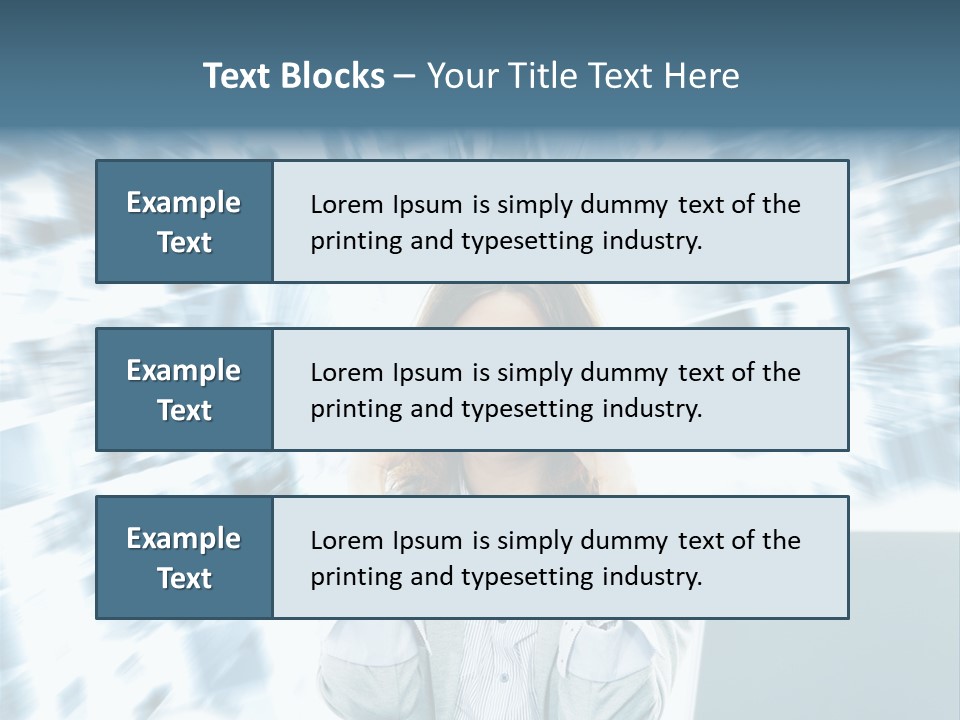 Bank People Information PowerPoint Template