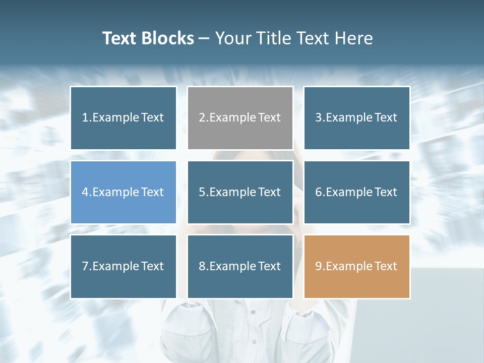 Bank People Information PowerPoint Template
