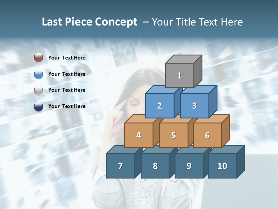 Bank People Information PowerPoint Template