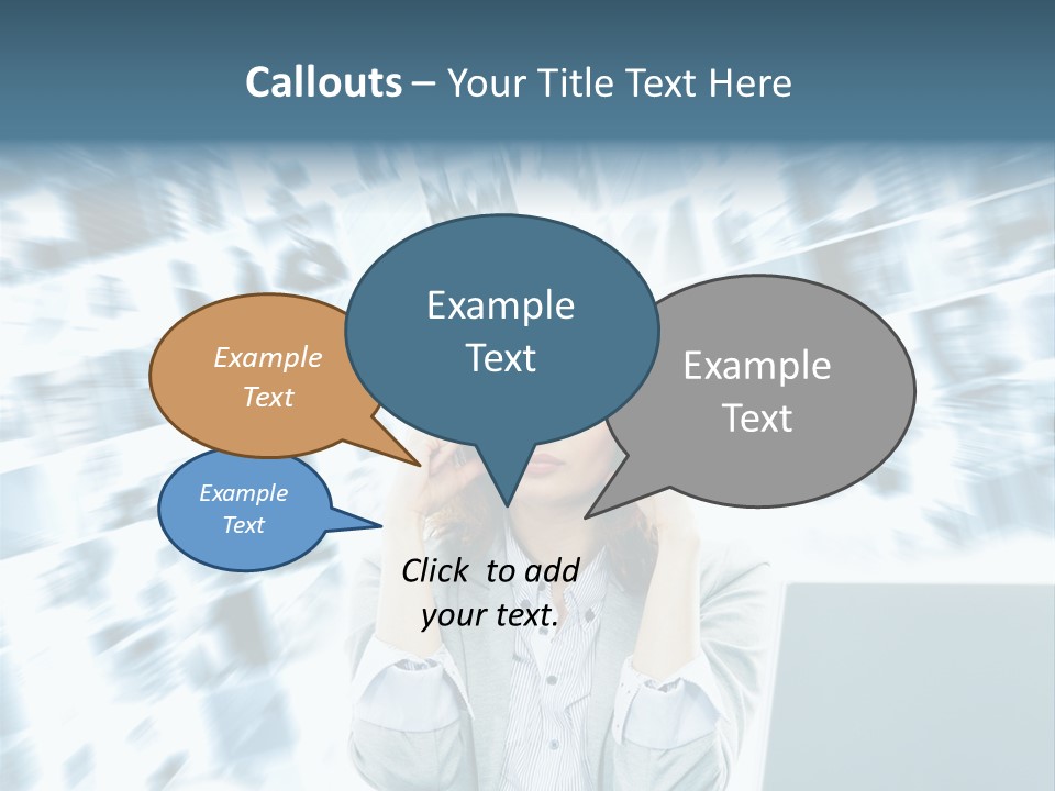 Bank People Information PowerPoint Template