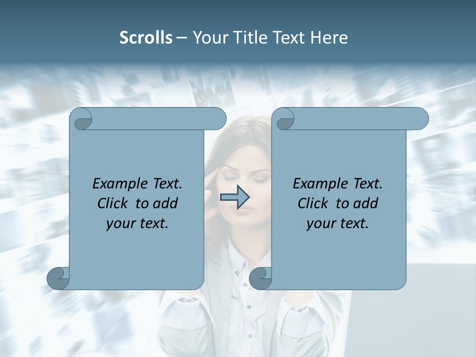 Bank People Information PowerPoint Template