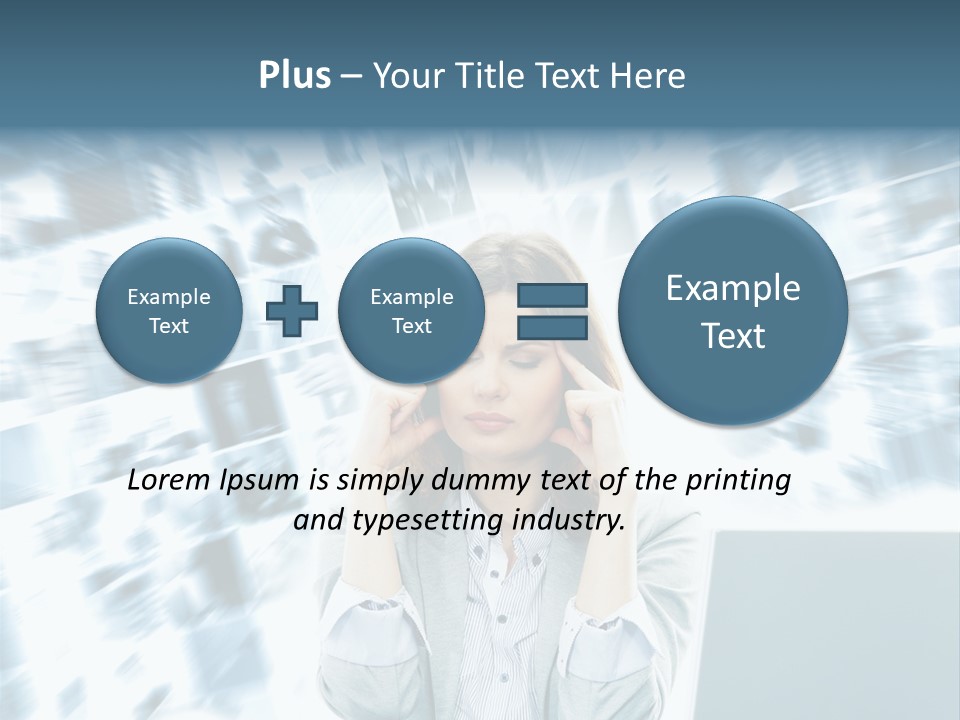 Bank People Information PowerPoint Template