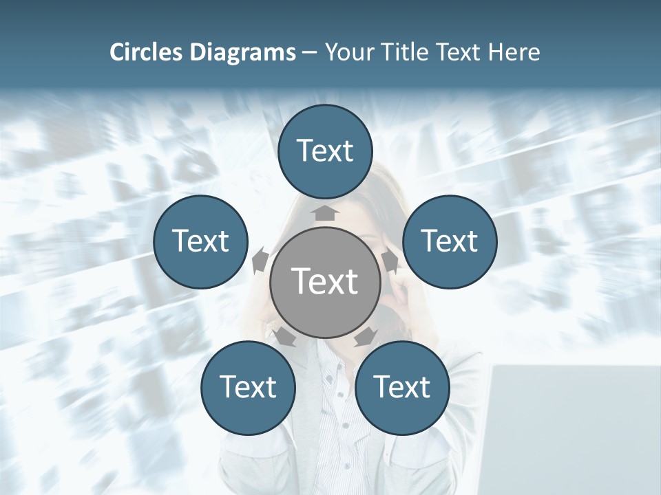 Bank People Information PowerPoint Template