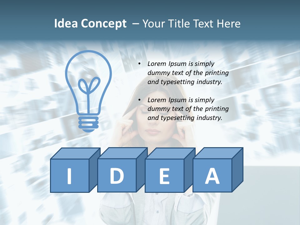 Bank People Information PowerPoint Template