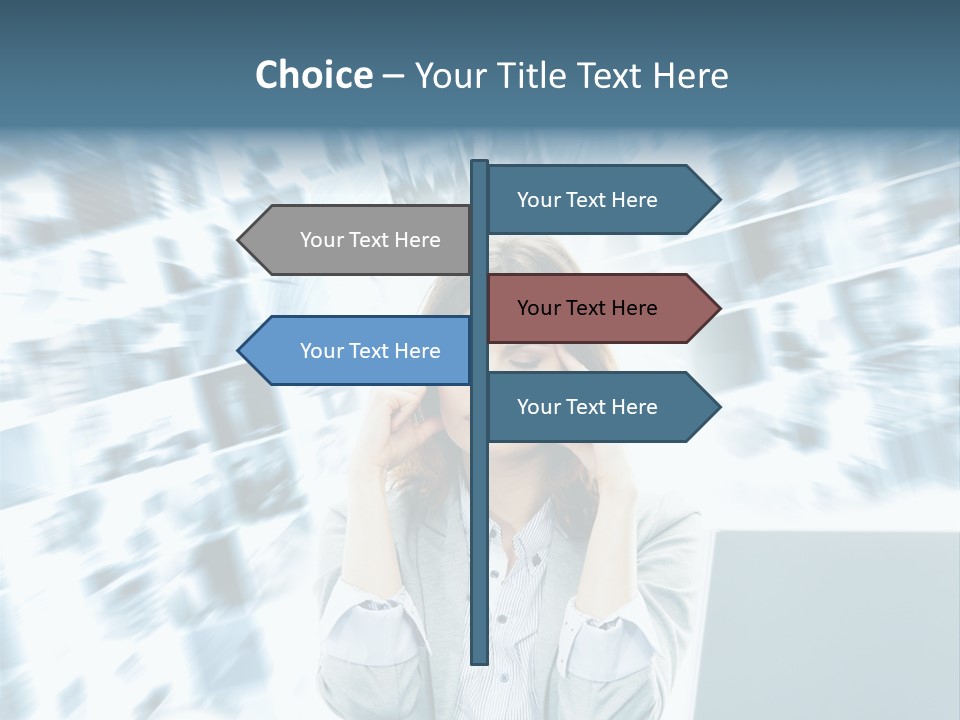 Bank People Information PowerPoint Template