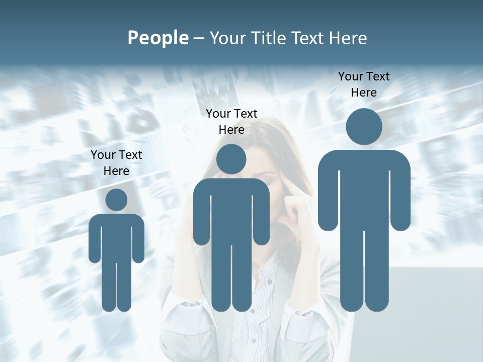 Bank People Information PowerPoint Template