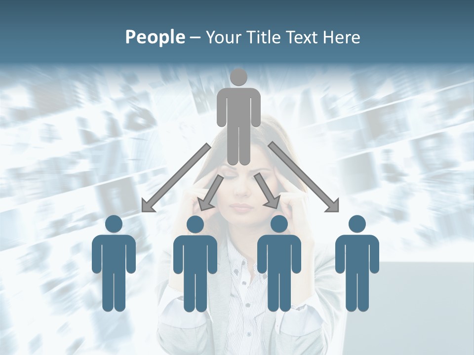 Bank People Information PowerPoint Template