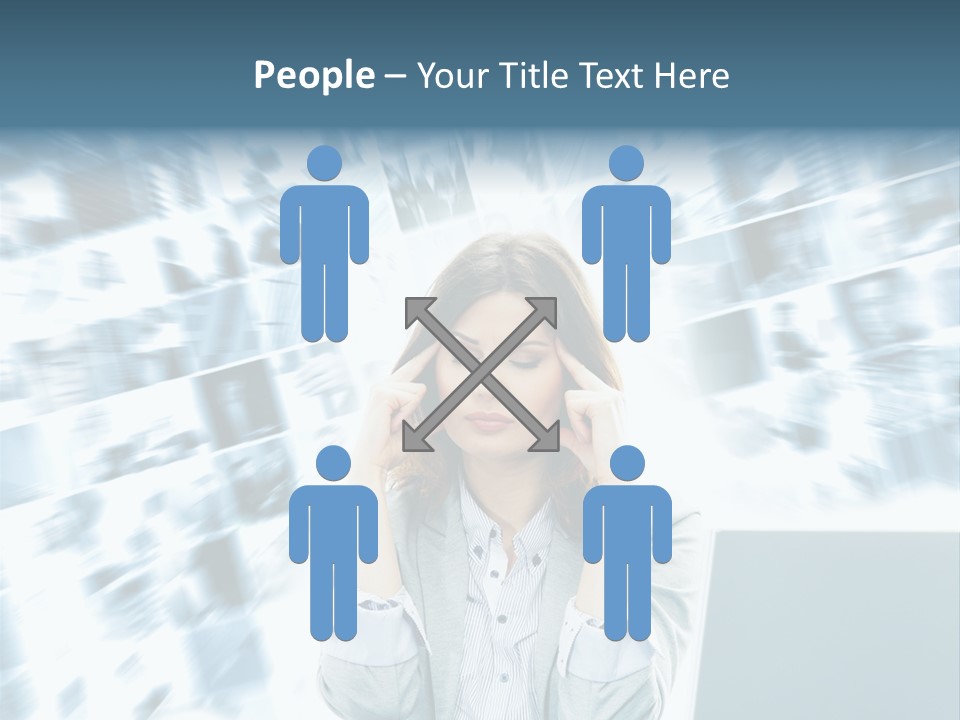 Bank People Information PowerPoint Template