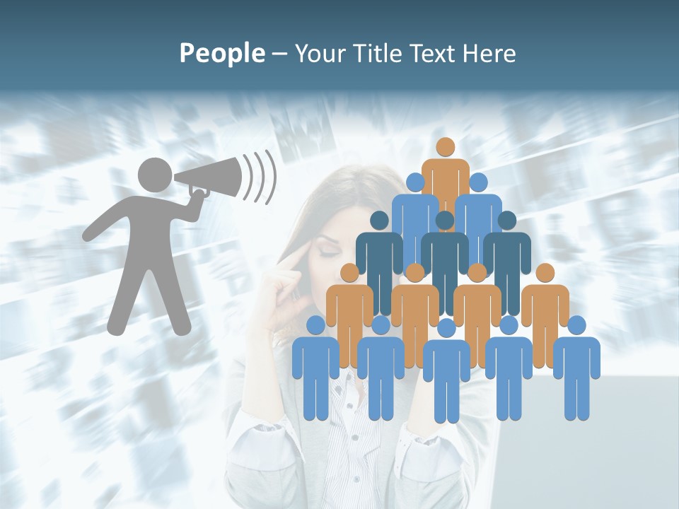 Bank People Information PowerPoint Template