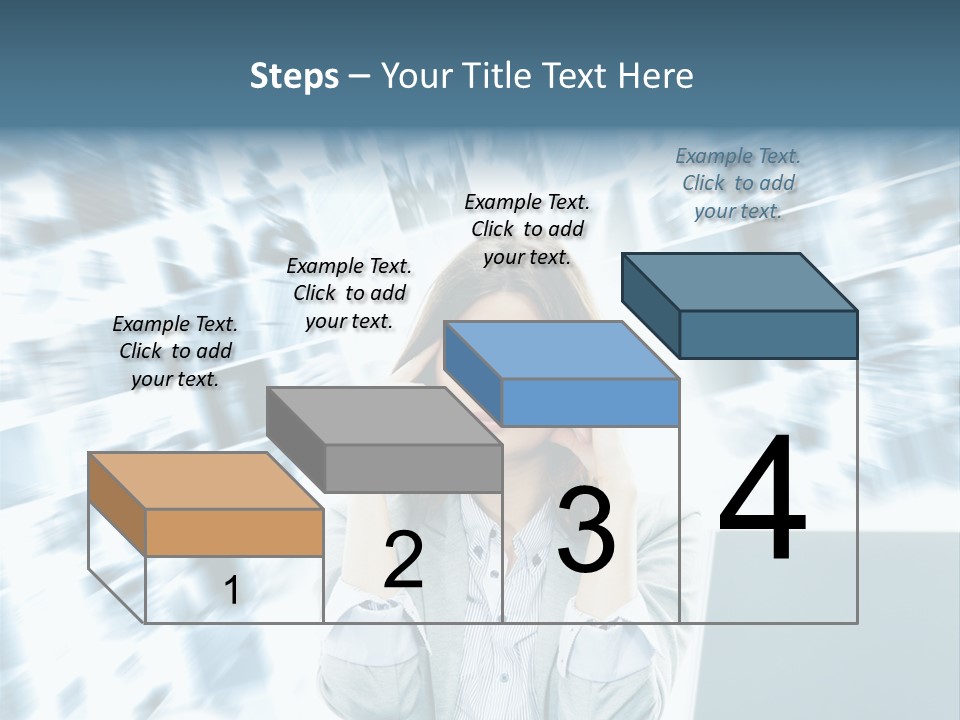 Bank People Information PowerPoint Template