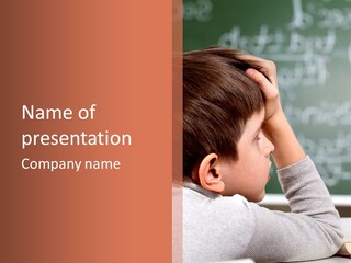 Positivity Student Childhood PowerPoint Template