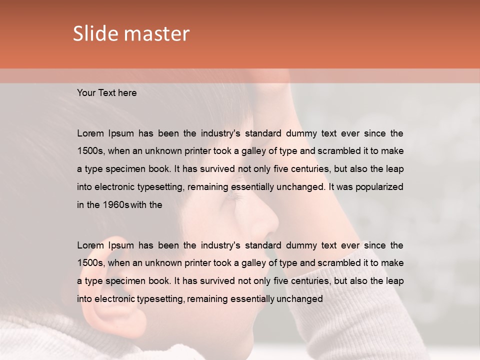 Positivity Student Childhood PowerPoint Template