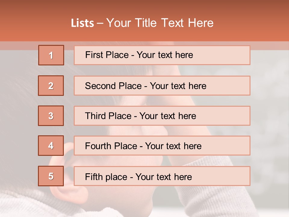 Positivity Student Childhood PowerPoint Template