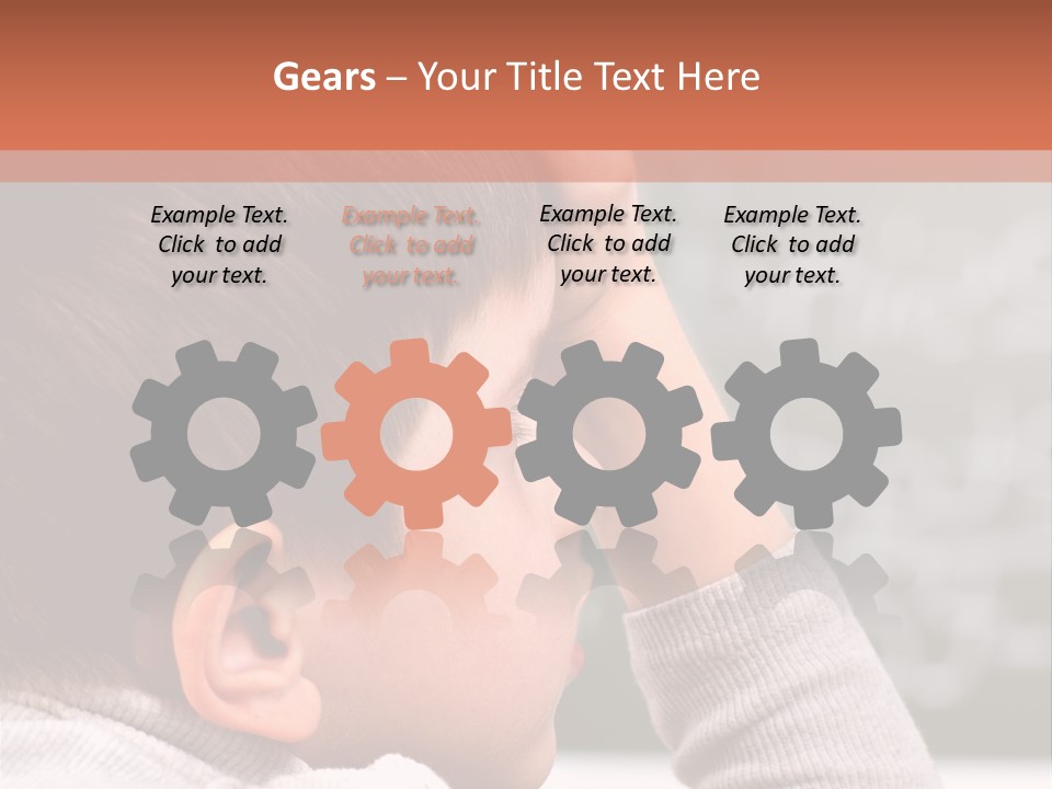 Positivity Student Childhood PowerPoint Template