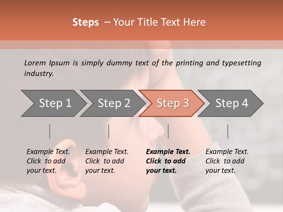 Positivity Student Childhood PowerPoint Template