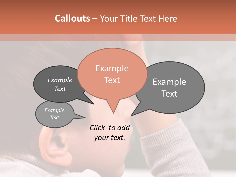 Positivity Student Childhood PowerPoint Template