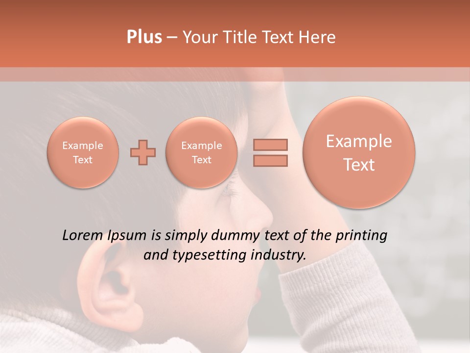 Positivity Student Childhood PowerPoint Template