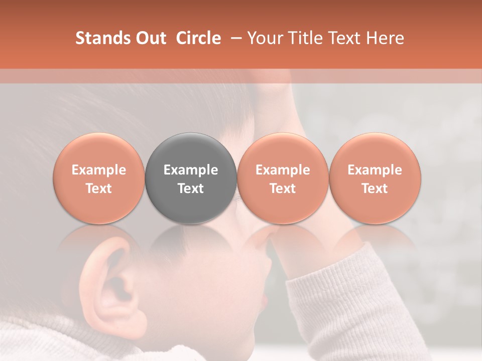 Positivity Student Childhood PowerPoint Template