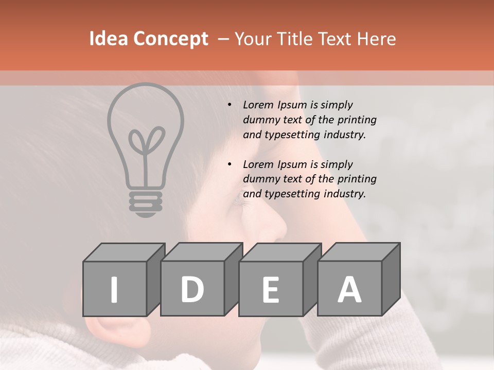 Positivity Student Childhood PowerPoint Template