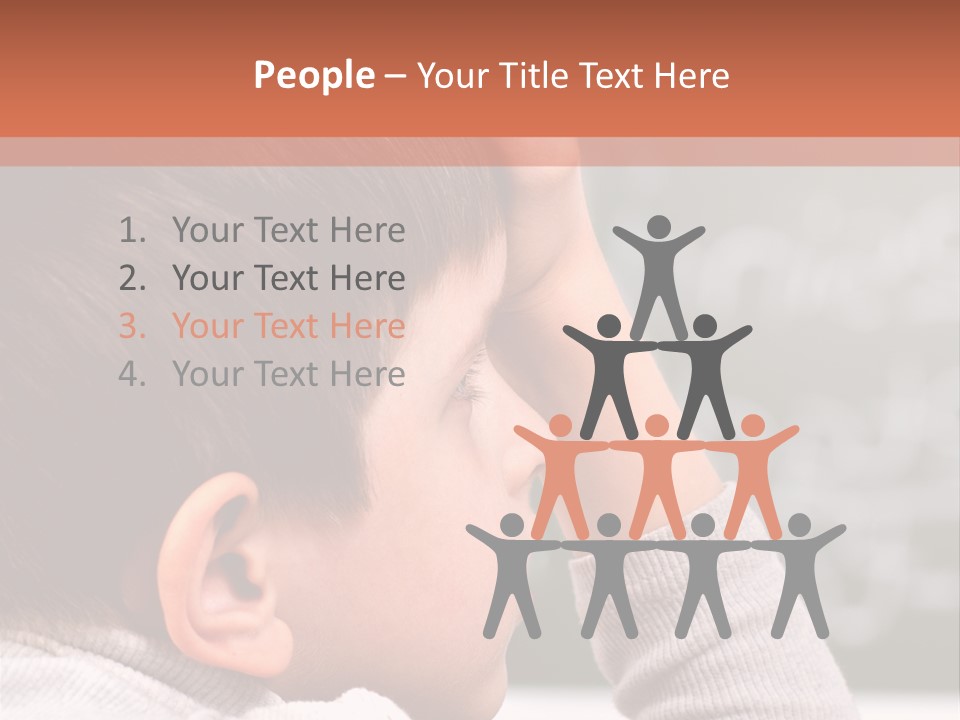 Positivity Student Childhood PowerPoint Template