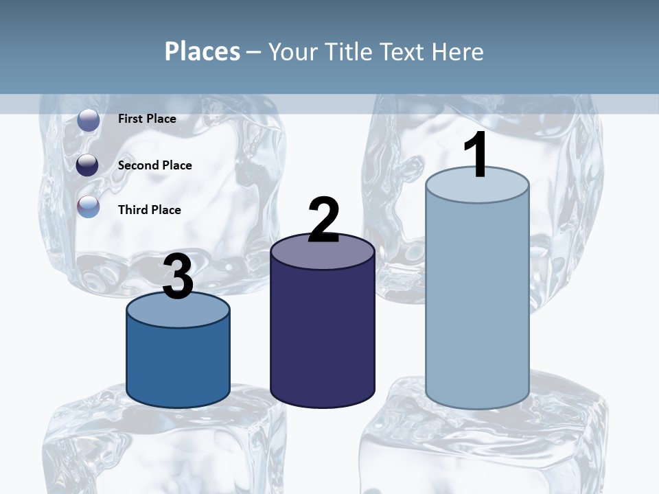 White Blocks Background PowerPoint Template