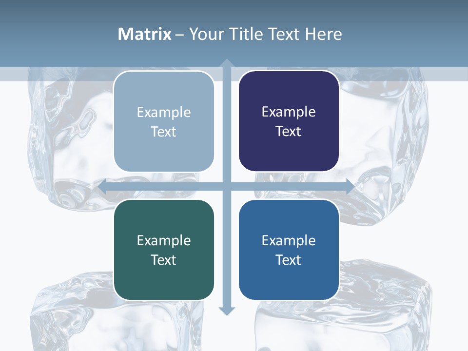 White Blocks Background PowerPoint Template