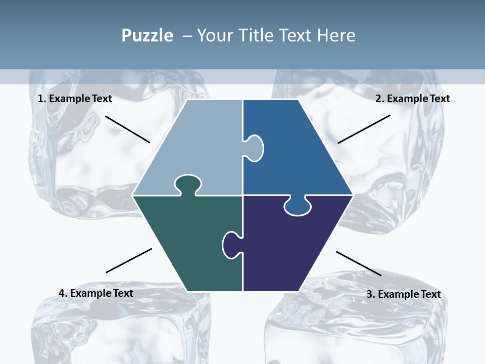 White Blocks Background PowerPoint Template