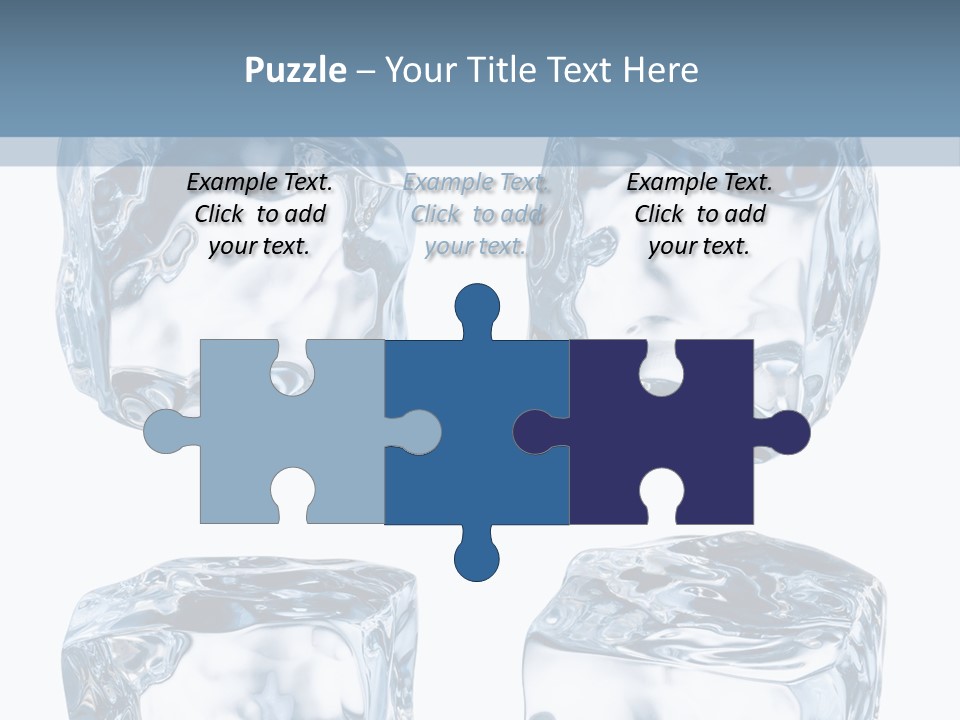 White Blocks Background PowerPoint Template