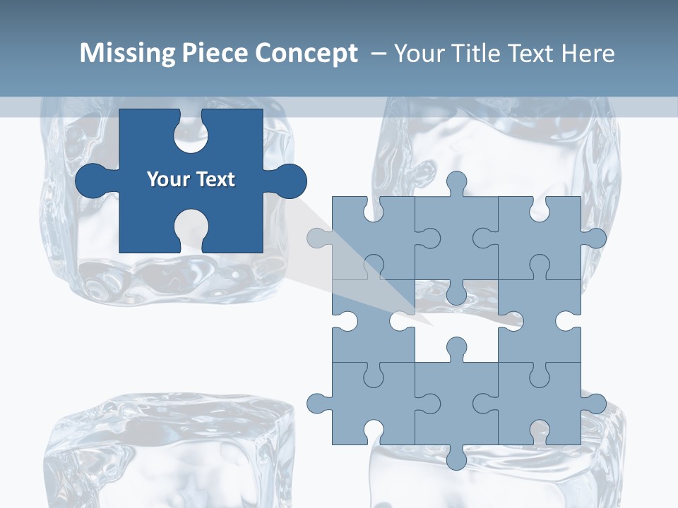 White Blocks Background PowerPoint Template