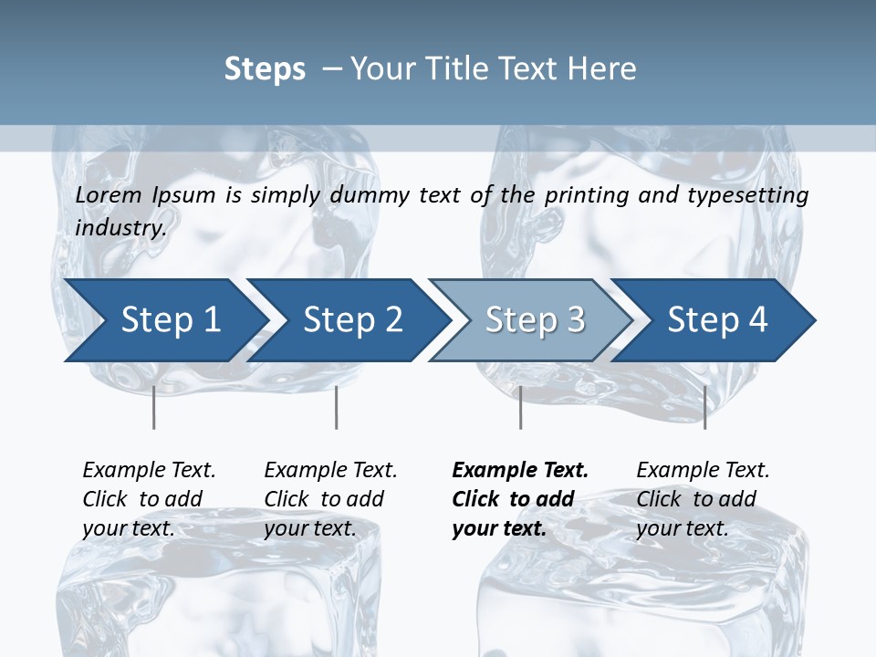White Blocks Background PowerPoint Template