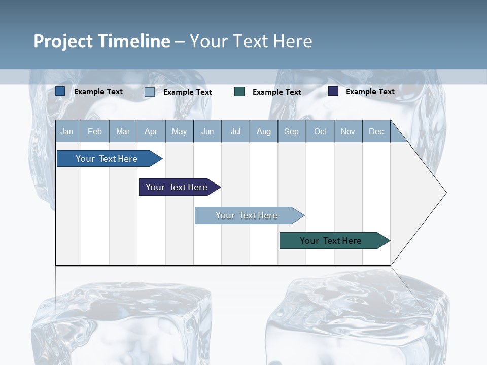 White Blocks Background PowerPoint Template