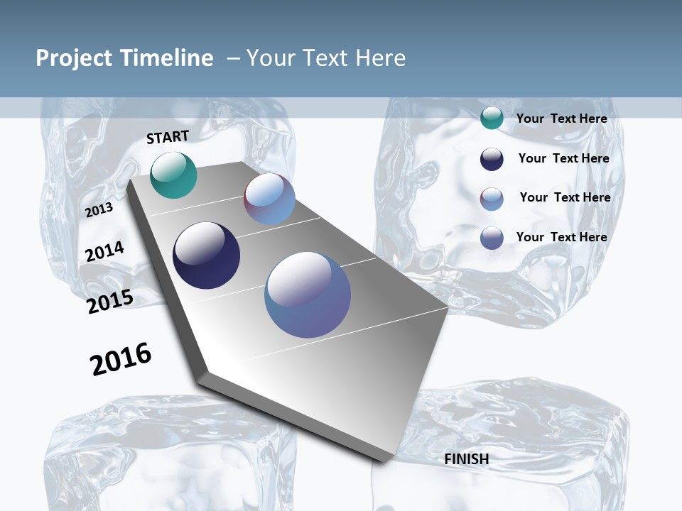 White Blocks Background PowerPoint Template