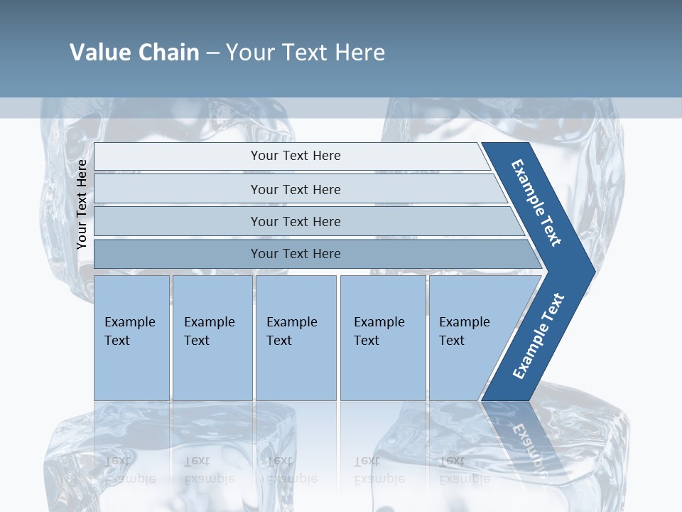 White Blocks Background PowerPoint Template