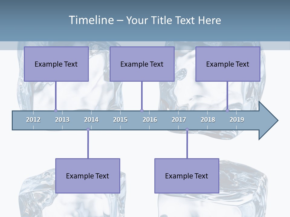 White Blocks Background PowerPoint Template