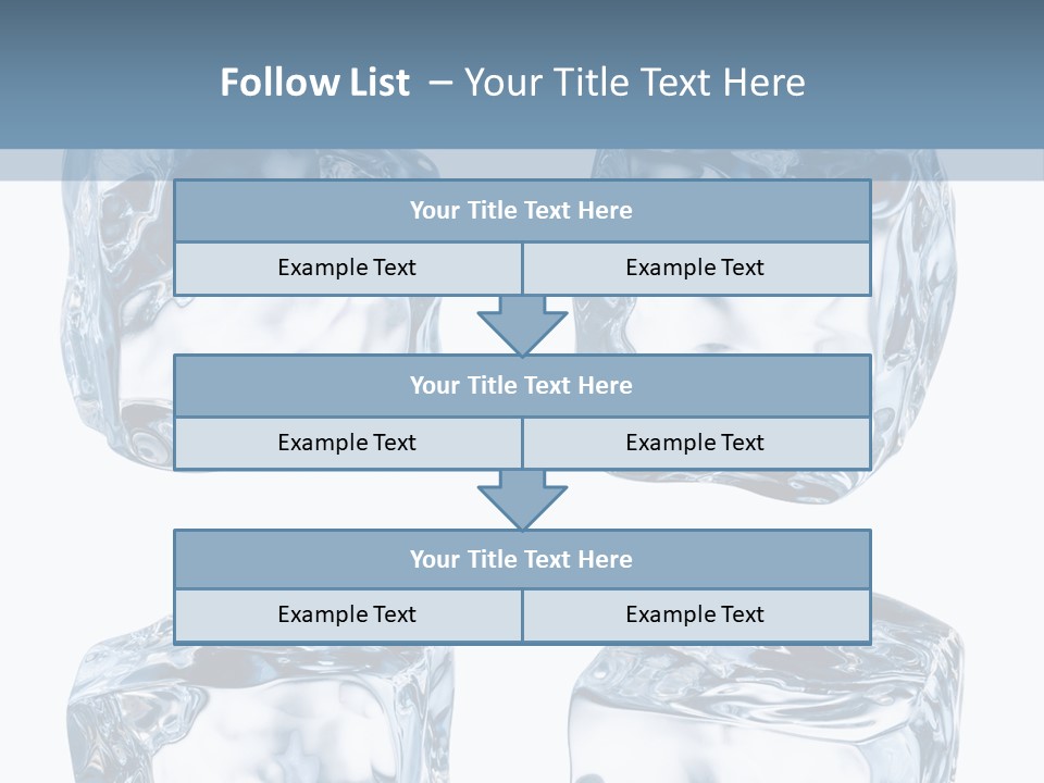 White Blocks Background PowerPoint Template