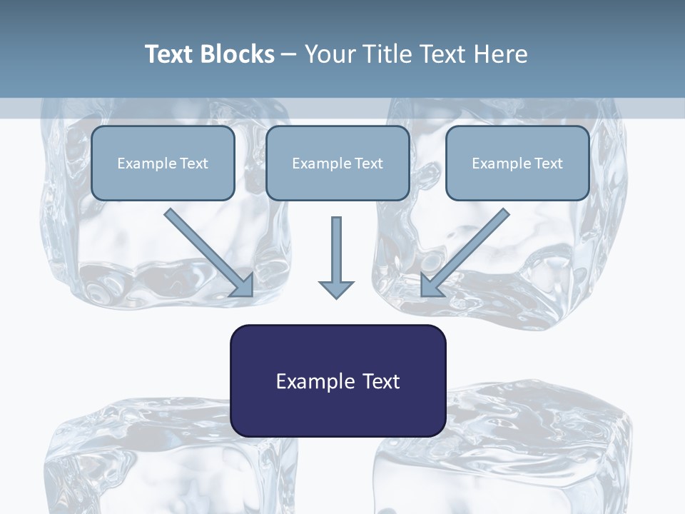 White Blocks Background PowerPoint Template