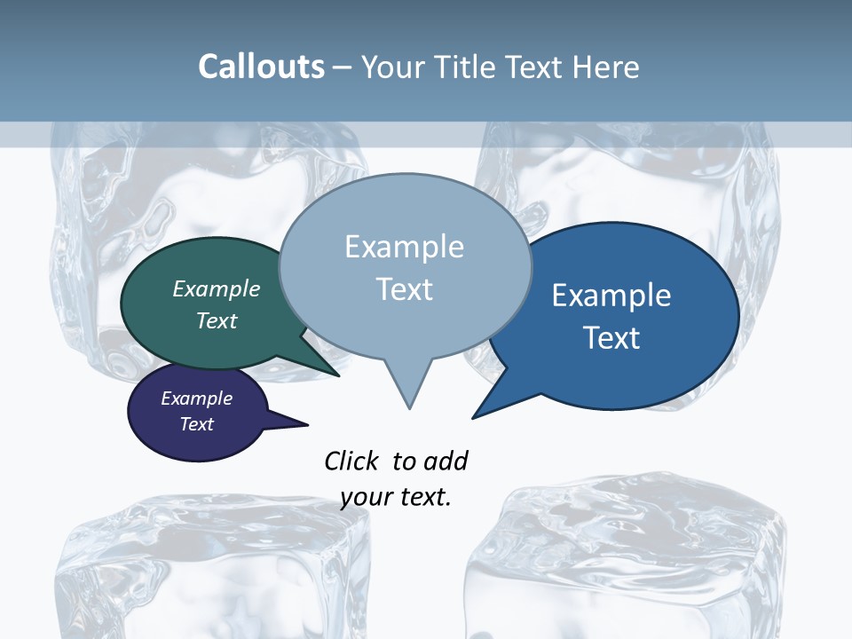 White Blocks Background PowerPoint Template
